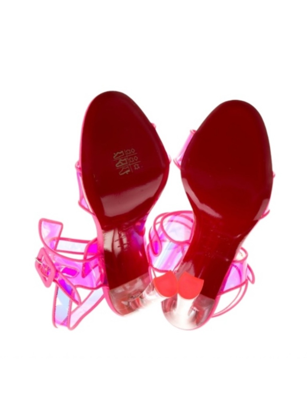 Christian Louboutin Loubi
Duniss Holographic heels
100mm RETAIL 1,095 - Picture 6 of 9